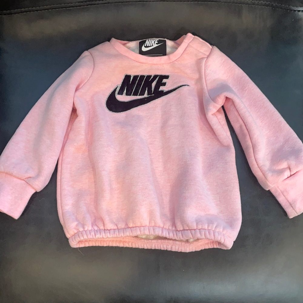 9 month pink Nike crew neck